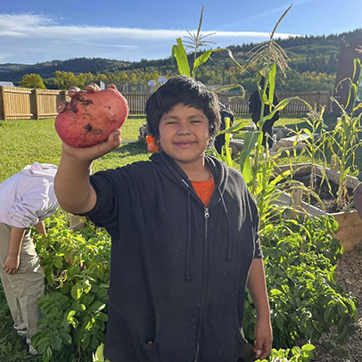 Chief Jacob Bearspaw School Garden